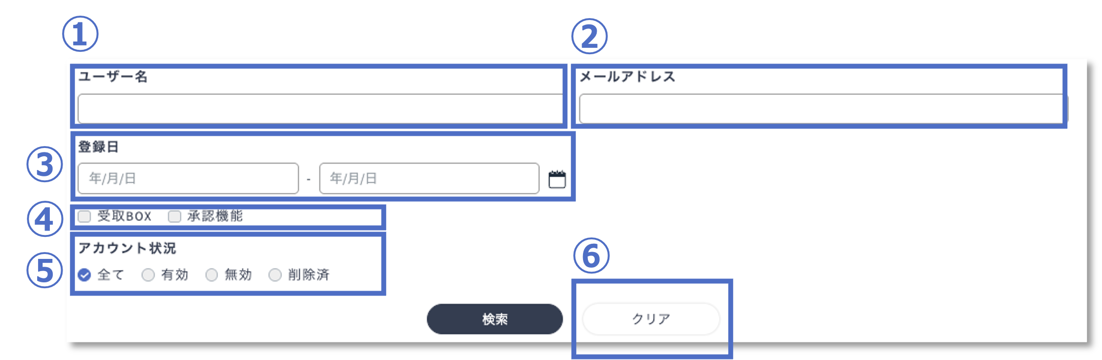検索画面