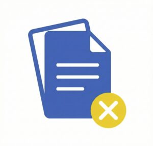 ファイル削除アイコン